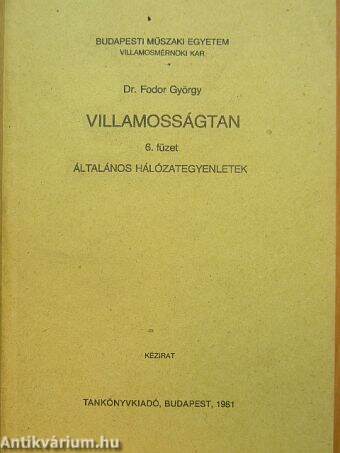 Villamosságtan 6.