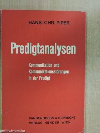 Predigtanalysen