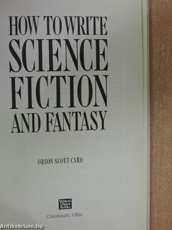 How to Write Science Fiction and Fantasy