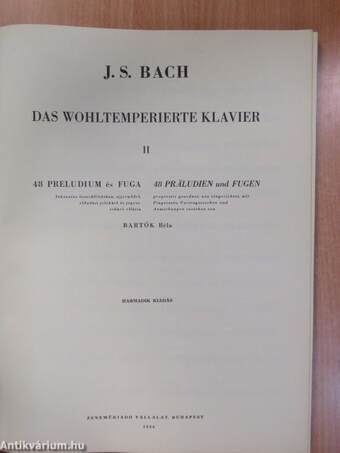 Das Wohltemperierte Klavier II.