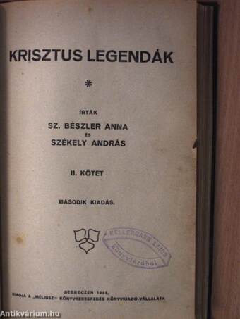 Krisztus legendák I-II.