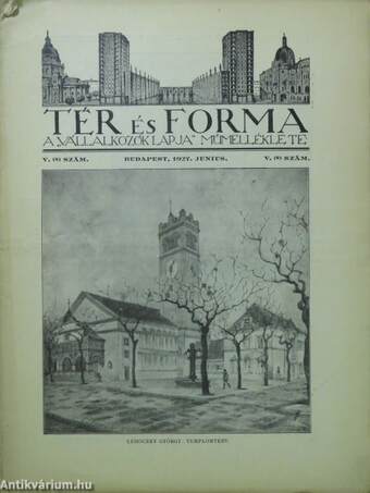 Tér és Forma 1927. junius