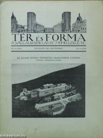 Tér és Forma 1927. szeptember