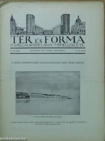 Tér és Forma 1927. julius-augusztus