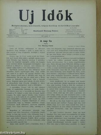 Uj Idők 1931. január 25.