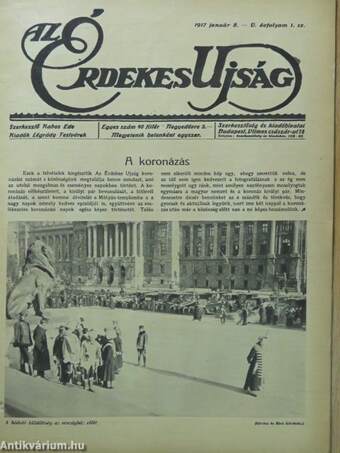 Az Érdekes Ujság 1917. január 8.