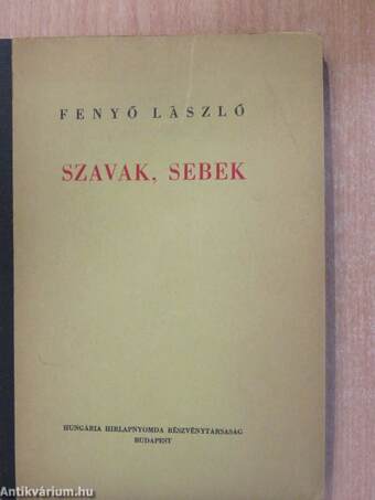 Szavak, sebek