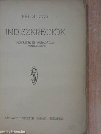 Indiszkréciók