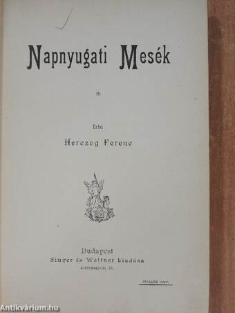 Napnyugati mesék