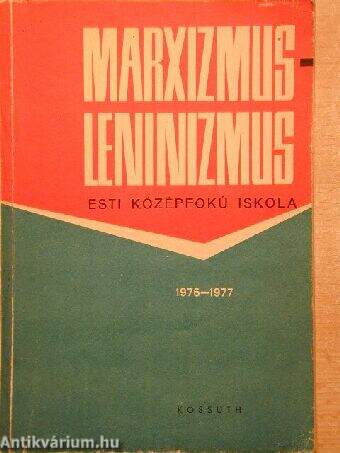 Marxizmus-leninizmus 1976-1977