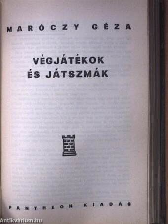 A kezdő sakkozó vezérkönyve/A haladó sakkozó vezérkönyve/Végjátékok és játszmák