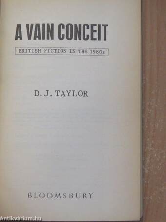 A Vain Conceit