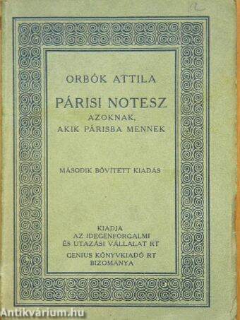 Párisi notesz