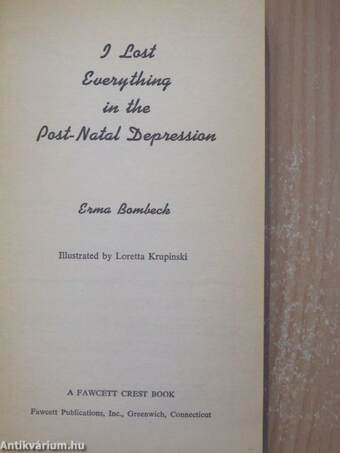 I Lost Everything in the Post-Natal Depression