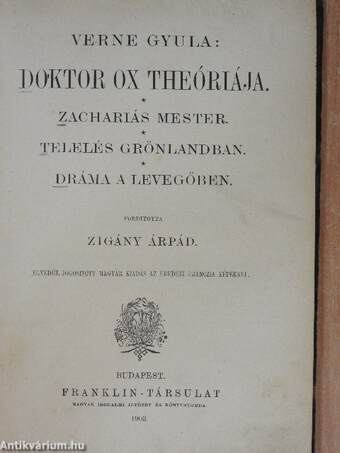 Doktor Ox theóriája