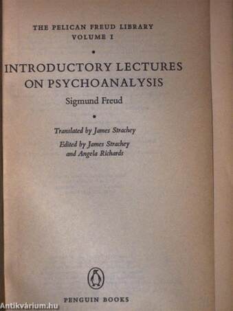 Introductory Lectures on Psychoanalysis