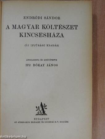 A magyar költészet kincsesháza