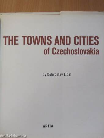 The towns and cities of Czechoslovakia