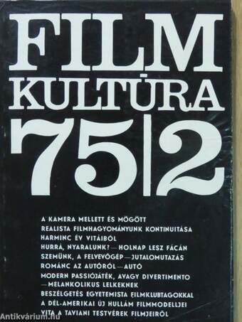 Filmkultúra 1975. március-április