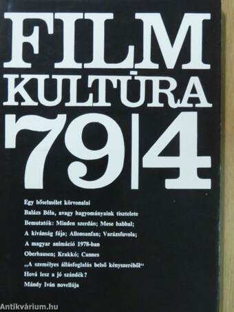 Filmkultúra 1979. július-augusztus