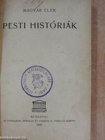 Pesti históriák/Az ezüstszárnyú szélmalom