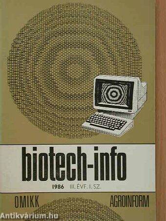 Biotech-info 1986. január