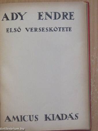 Ady Endre első verseskötete