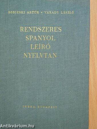 Rendszeres spanyol leíró nyelvtan