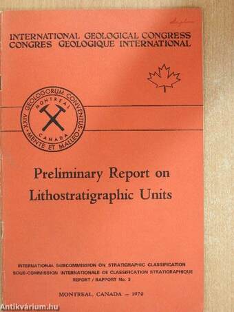 Preliminary Report on Lithostratigraphic Units