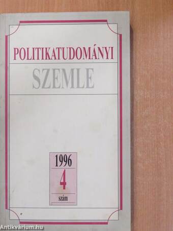 Politikatudományi Szemle 1996/4.