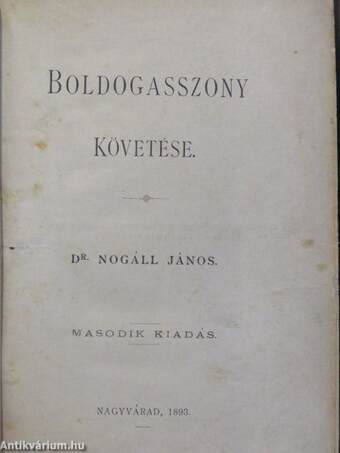 Boldogasszony követése