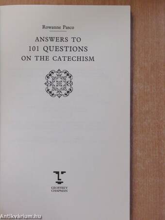 Answers to 101 Questions on the Catechism