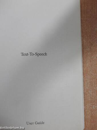 Text-To-Speech