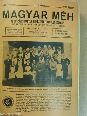 Magyar Méh 1938-1939. január-december