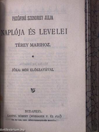 Szocializmus milliomosok számára/Mindszenthi Gábor naplója/Petőfiné Szendrey Julia naplója és levelei Térey Marihoz/Feminista tanulmányok/Adalék a lélek életrendjéhez