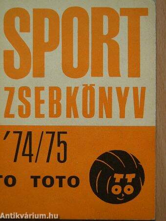 Sport zsebkönyv '74/75