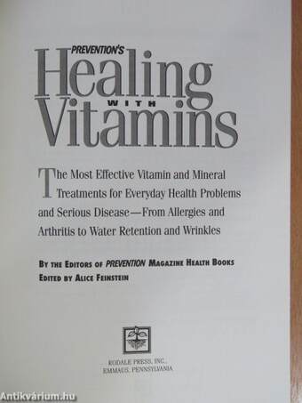 Prevention's Healing with Vitamins