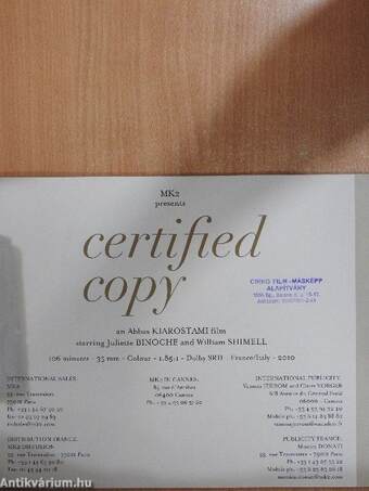 Certified Copy