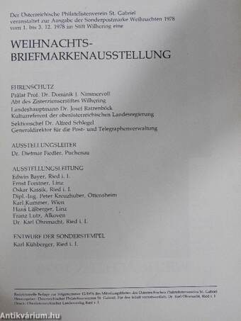 Weihnachts-briefmarkenausstellung