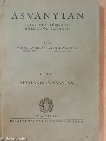 Ásványtan I-II.