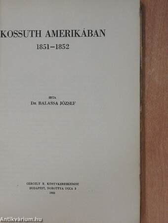 Kossuth Amerikában