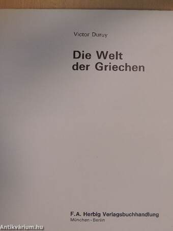 Die Welt der Griechen