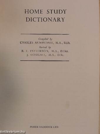 Home Study Dictionary