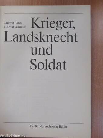 Krieger, Landsknecht und Soldat