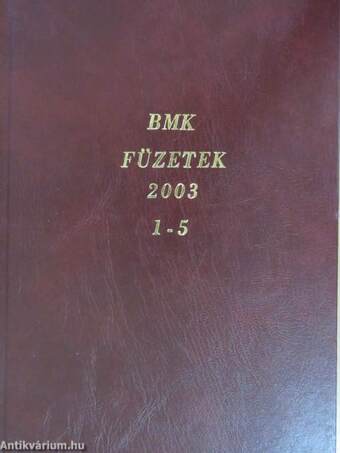 BMK füzetek 1-13.