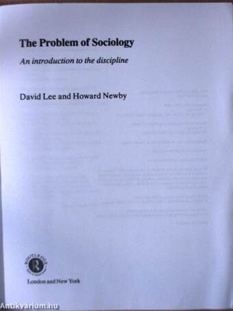 The Problem of Sociology