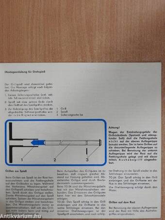 Gebrauchsanleitung und Rezepte Tischgrill TG 22/Motortischgrill TG 24