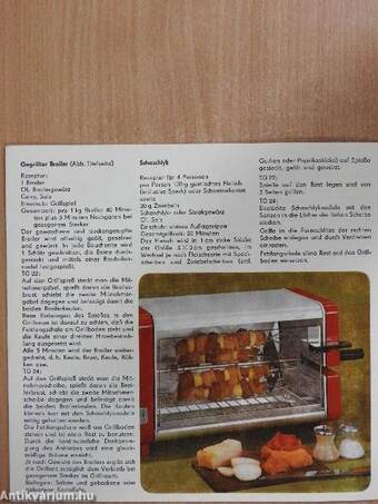 Gebrauchsanleitung und Rezepte Tischgrill TG 22/Motortischgrill TG 24