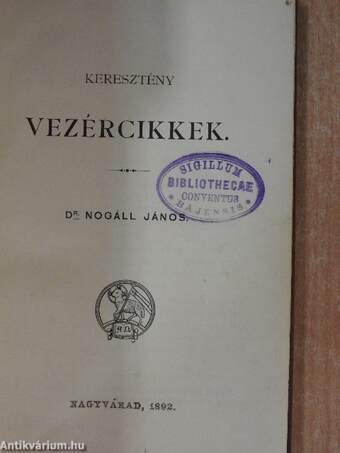 Keresztény vezércikkek