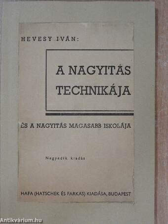 A nagyitás technikája